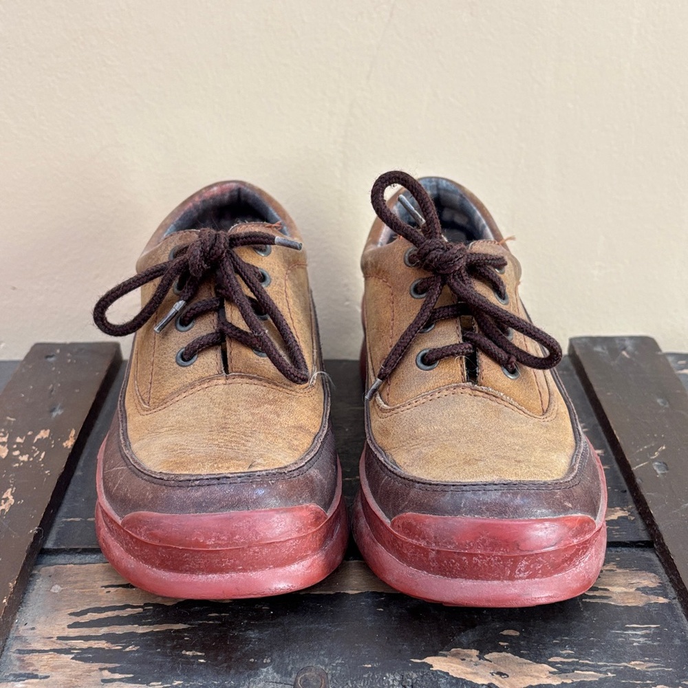 Cole Haan Brown and Red Winter Boots